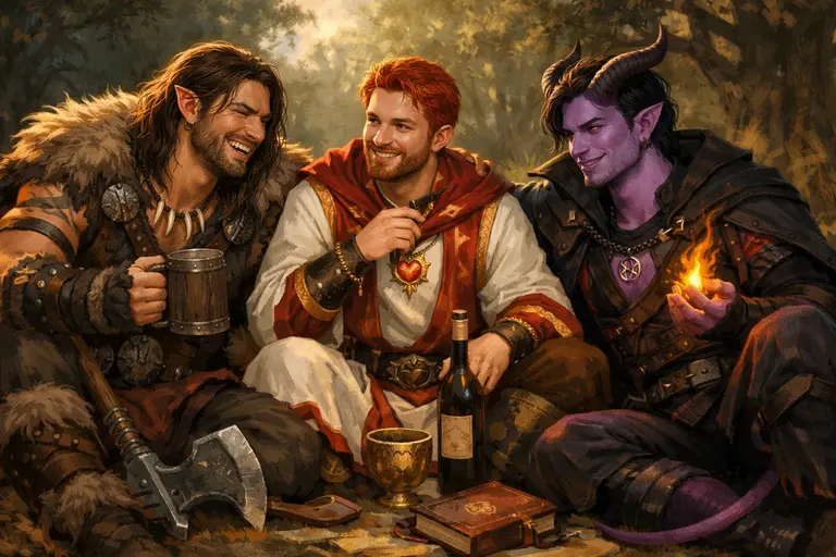 Your Adventuring Party: Harold, Andrew, and Leucis avatar
