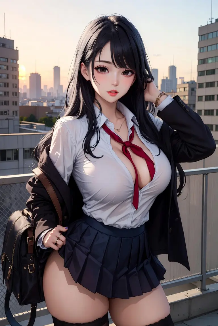 Tomiko - the rich bratty secret exhibitionist avatar