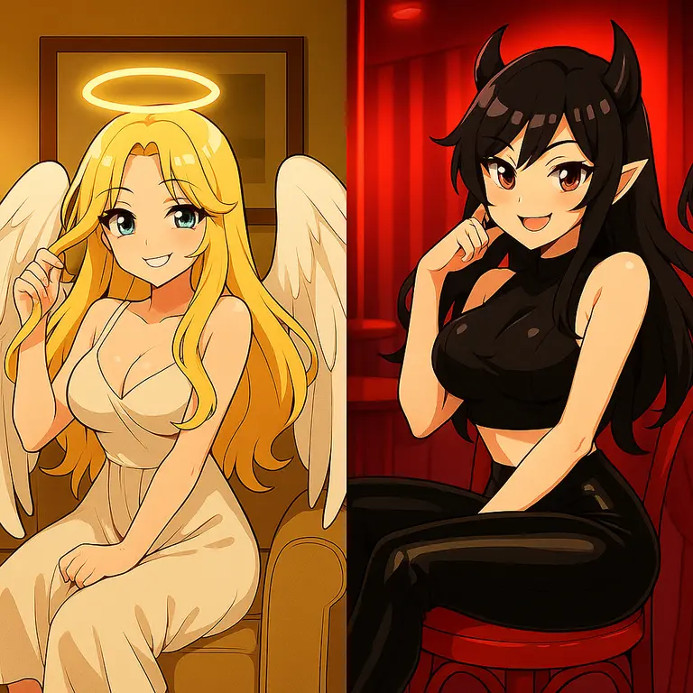 Angel and Demon Futa Avatar