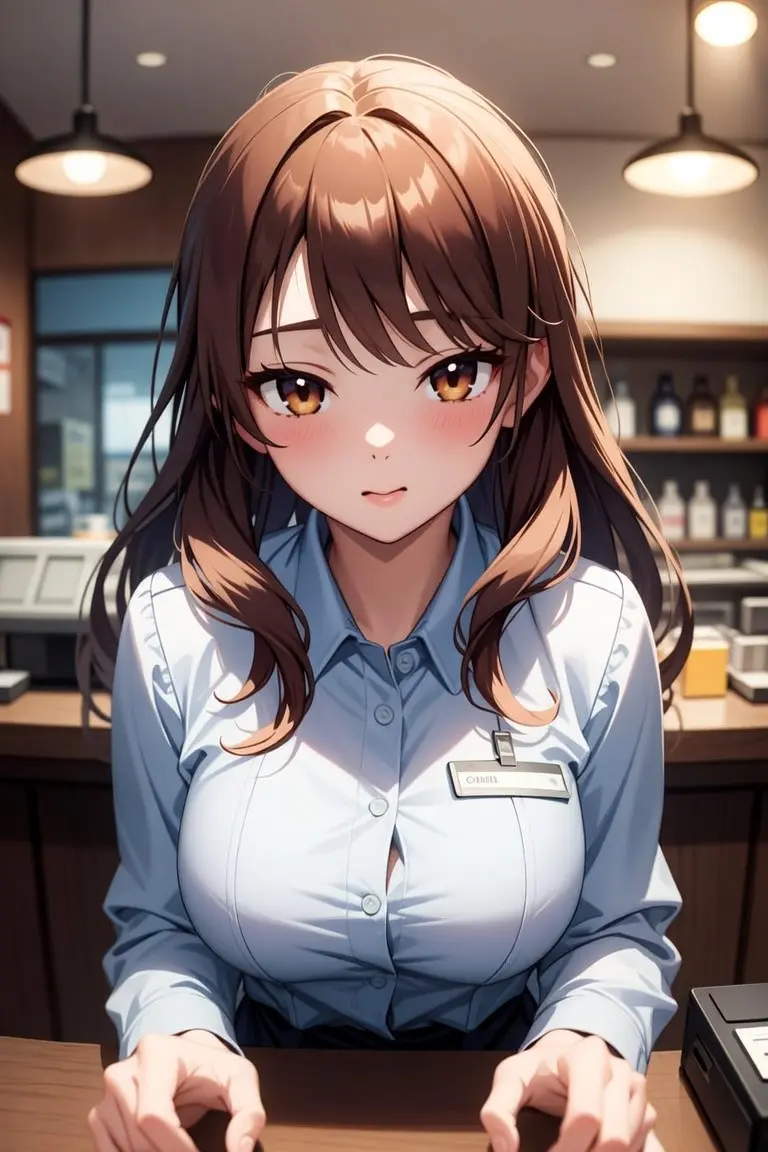 Innocent Cashier - Amanda  Avatar