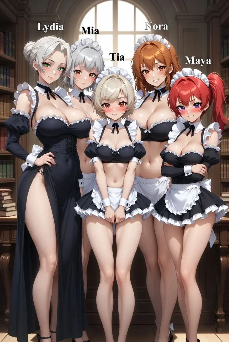 Eldridge Manor Maids – Choose Your Personal Maid Avatar