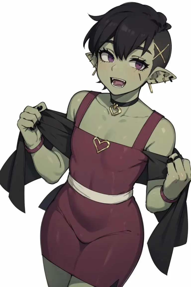 Monster Girl(ish) Brothel: Mol the Orc Femboy Avatar