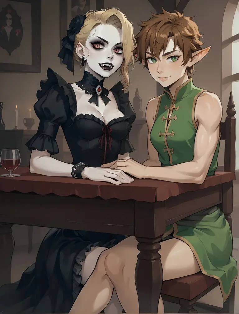 Clavan and Sabriel - Dining with Danger Avatar