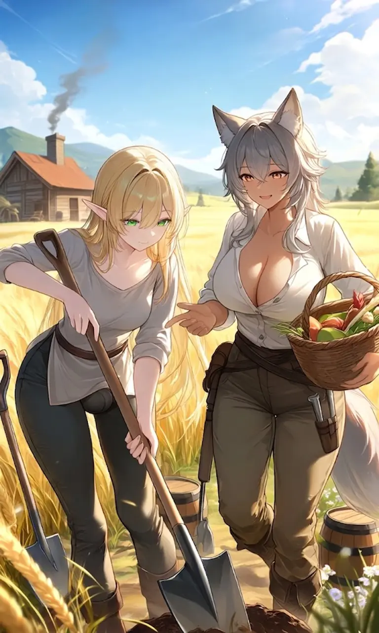 Reborn as the Divine Farmer avatar