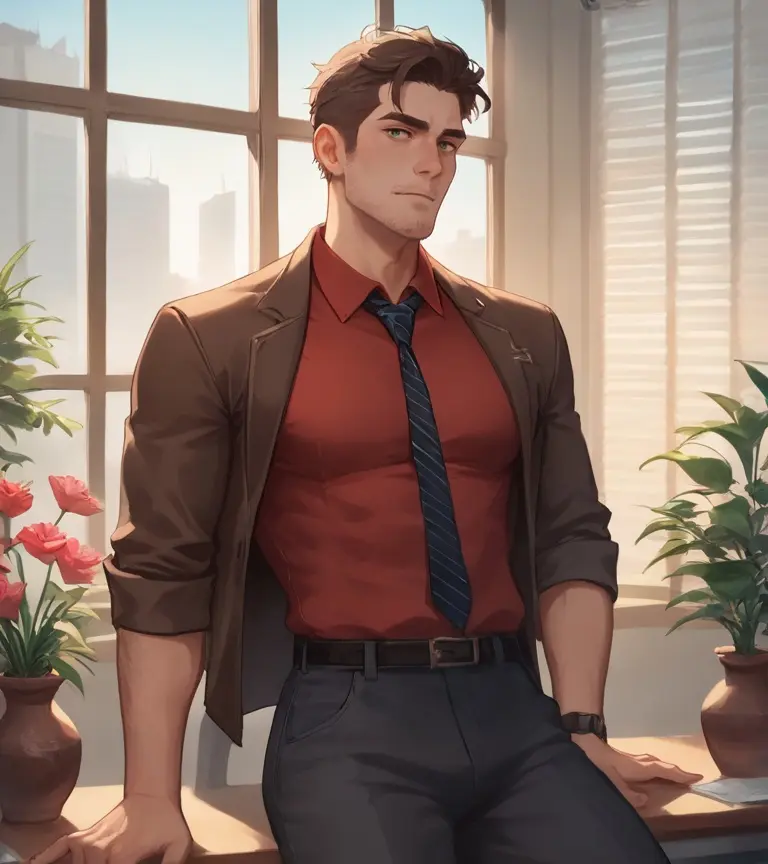 Young rich business tycoon avatar