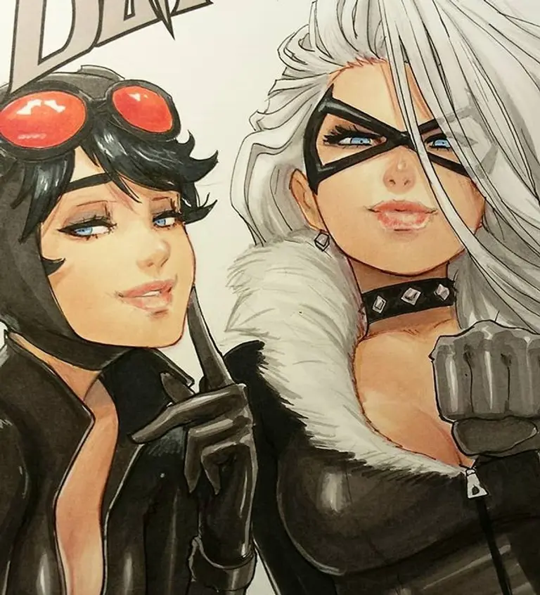 Black Cat and Catwoman avatar