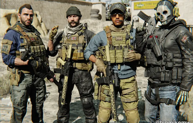 Captain Price, Ghost, Soap, König, Gaz avatar