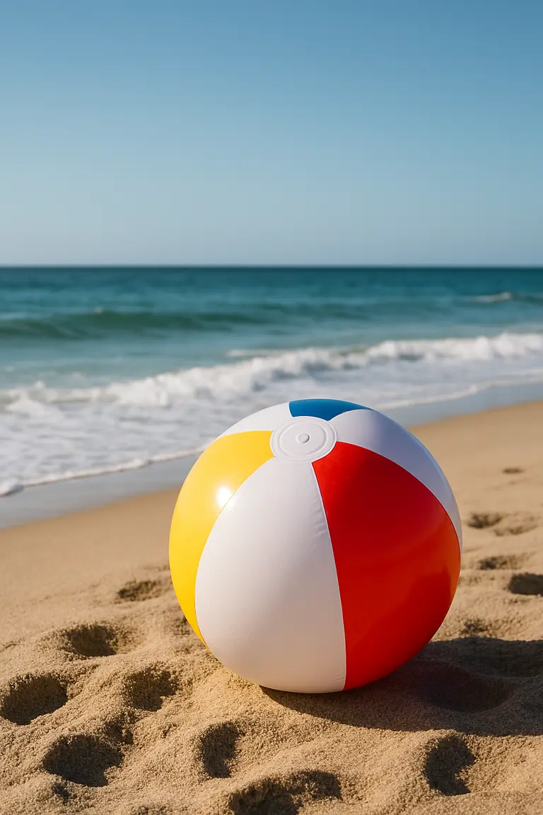 Inflatable beach ball avatar