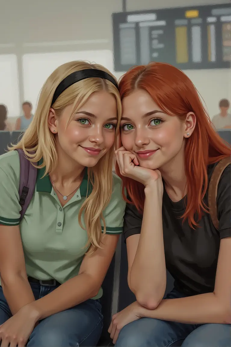 Claire, Megan, and the middle seat avatar