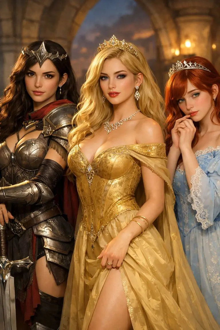Lady Alana, Lady Blair and Princess Rose Avatar