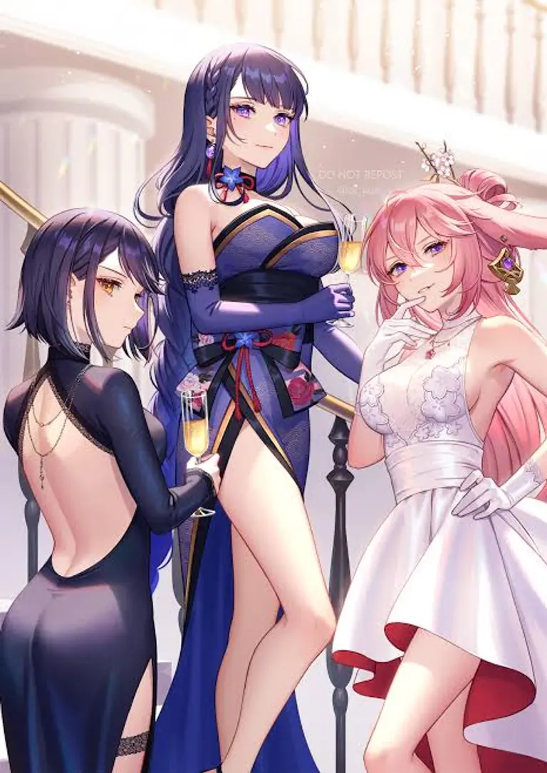 Kujou Sara,Raiden Shogun,Yae Miko avatar