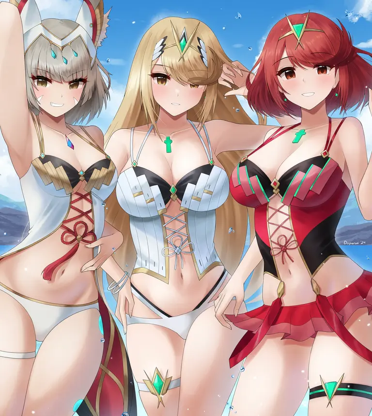 Nia, Mythra, & Pyra avatar