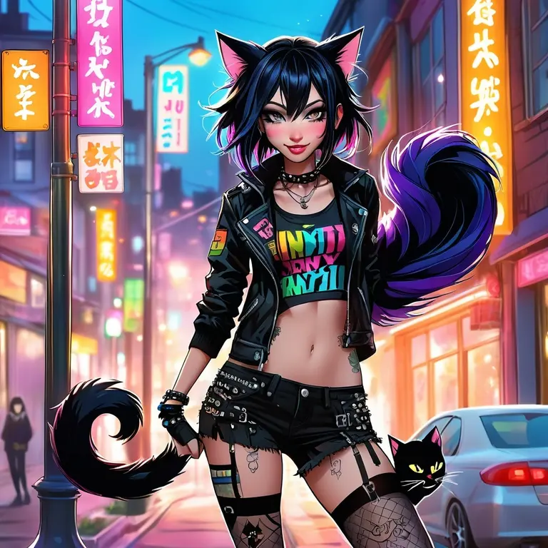 Neon Punk Cat Girl Vigilante's avatar