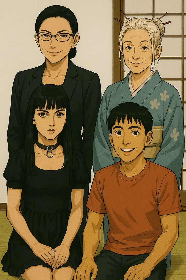 Noriko, Natsuki, Narumi and Hiro Avatar