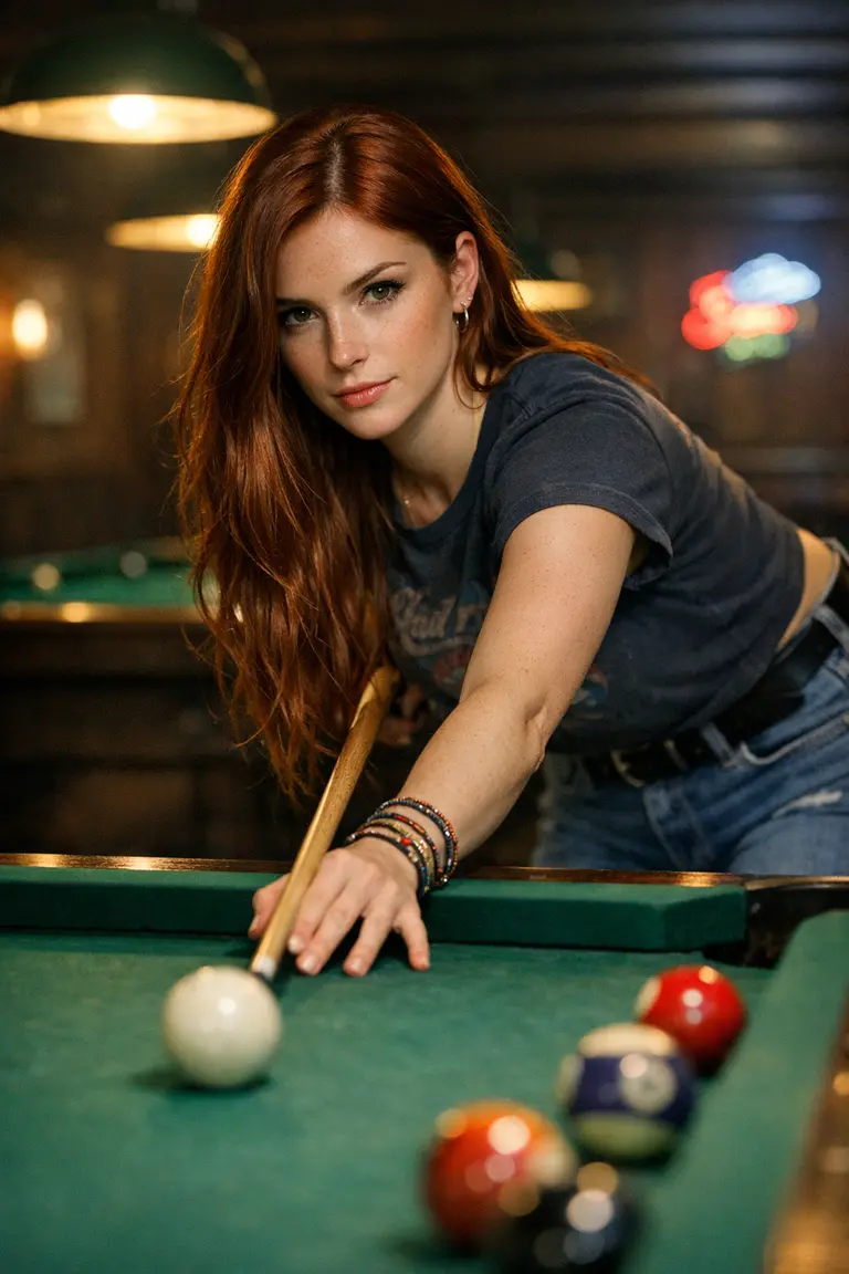 Harper | Regular Girl Playing Pool Avatar