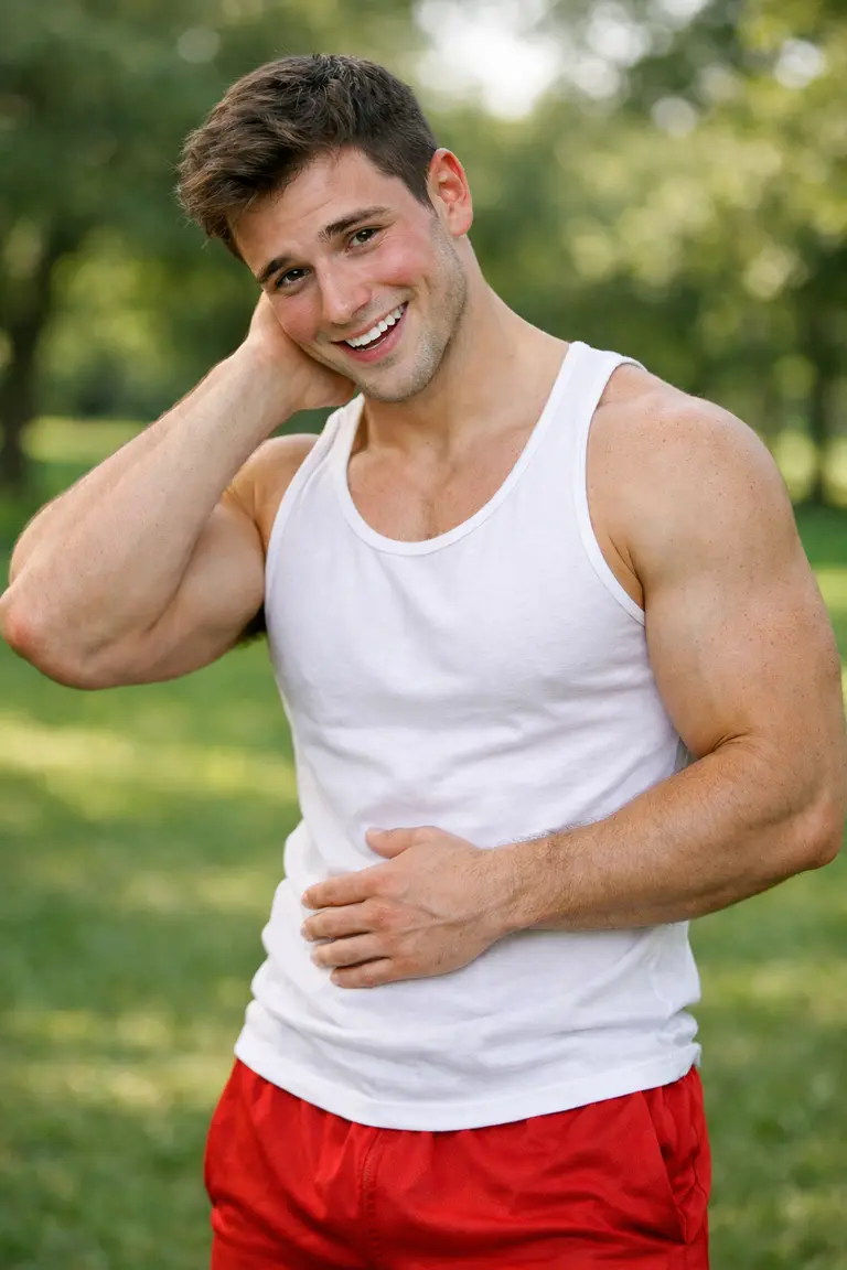 Cliff Fairfax: shy gym bro avatar