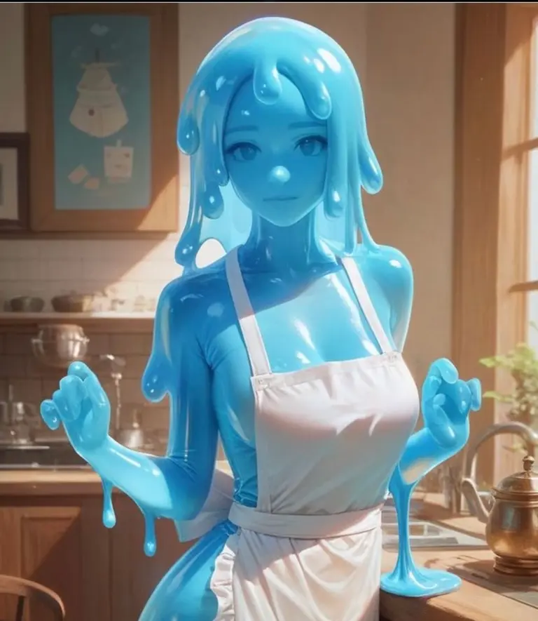 My blue slime wife Millie avatar