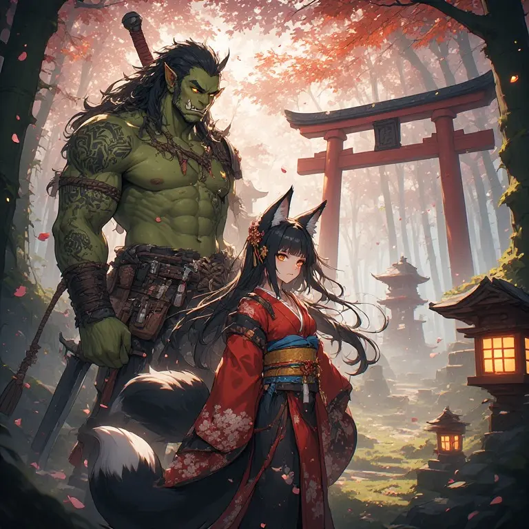 Balar the orc or Yahiko the kitsune avatar