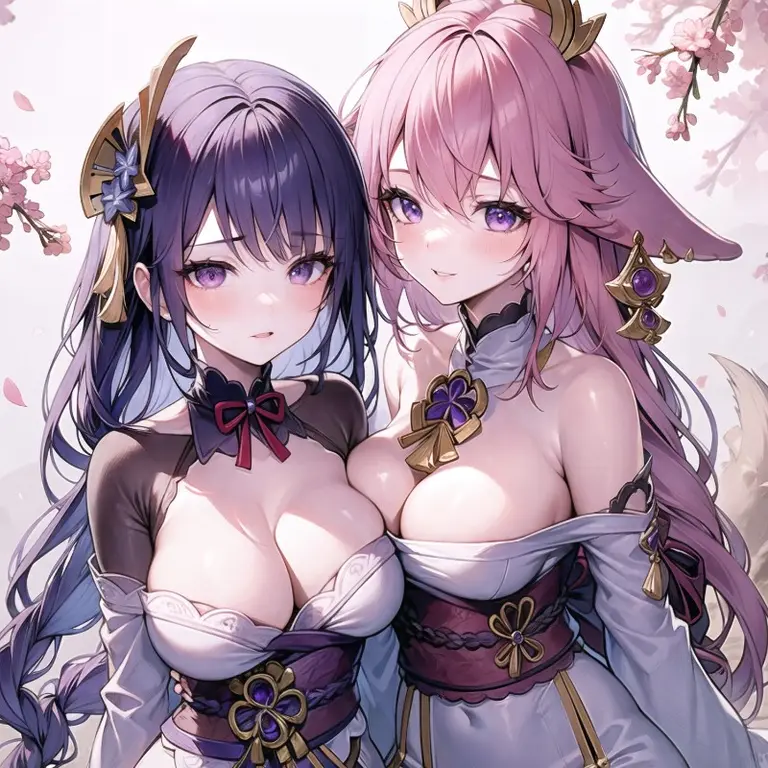Raiden Ei and Yae Miko avatar