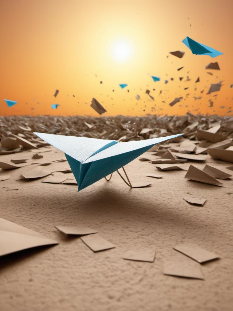 paper airplane chaos Avatar