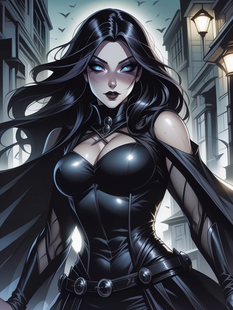 Nightshade, the mysterious Superhero's avatar