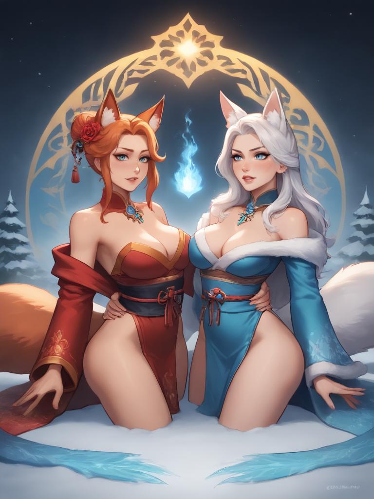 SmugAlana: 🧊&🔥 avatar