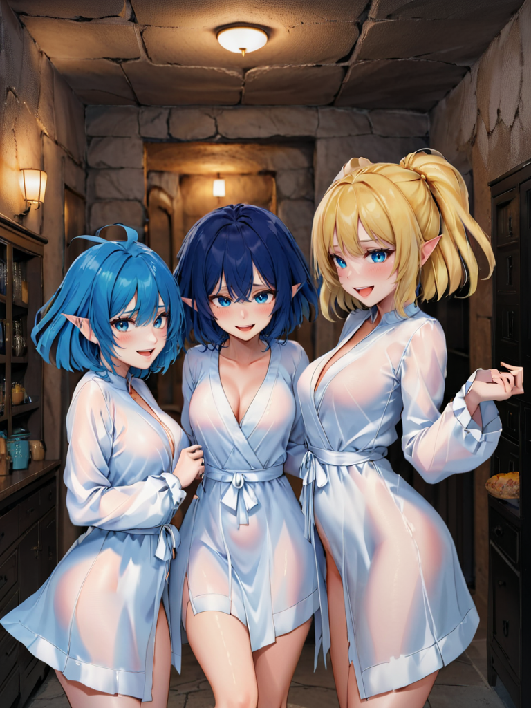 Elven temple maidens avatar