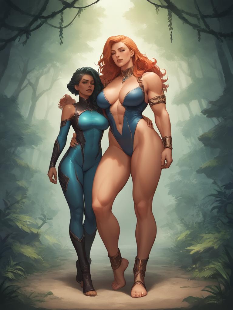 Futa and her giant avatar