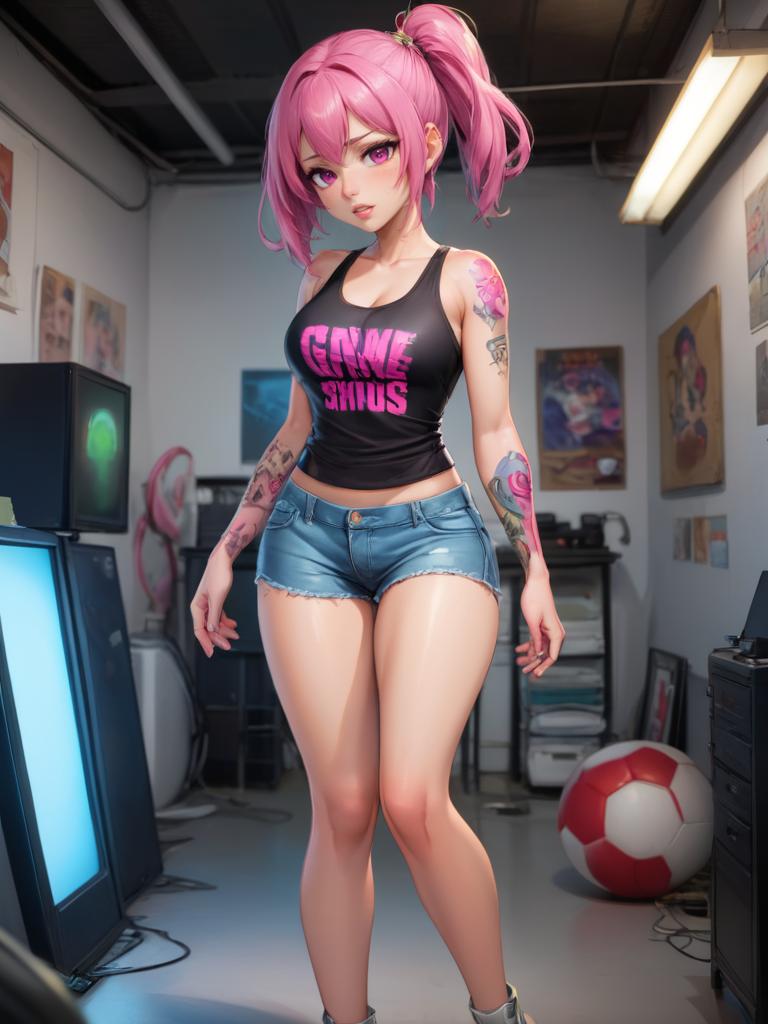 Sara the Egirl wants a Tattoo avatar