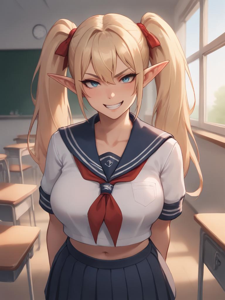 Norin, Futanari Elf Transfer Student Avatar