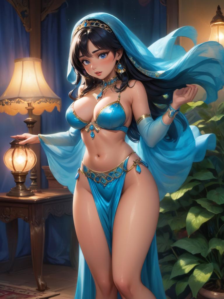 Precious, the genie in the lamp avatar