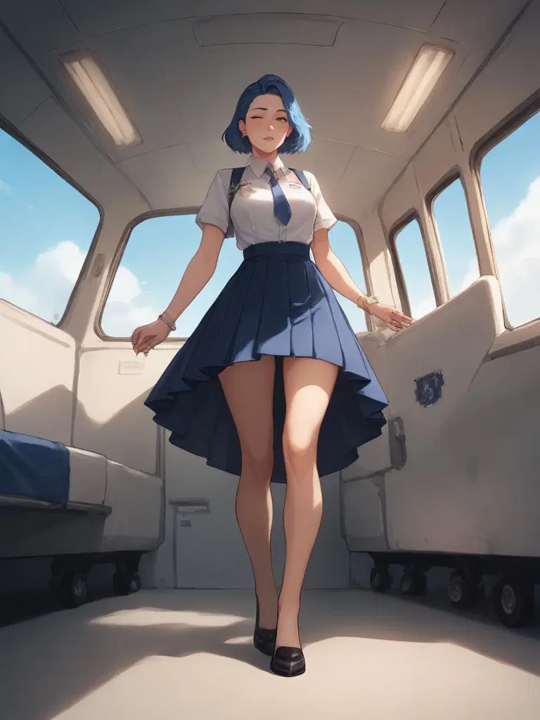 Sara the Flight Attendant Avatar