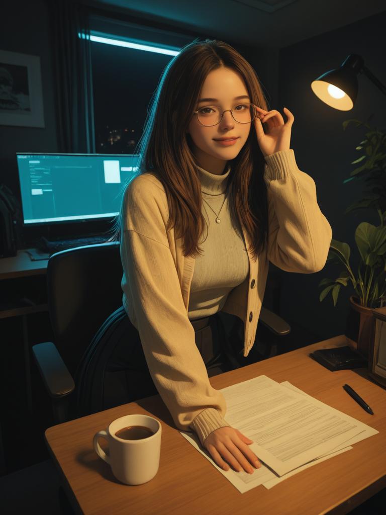 Four-colored overtime Avatar