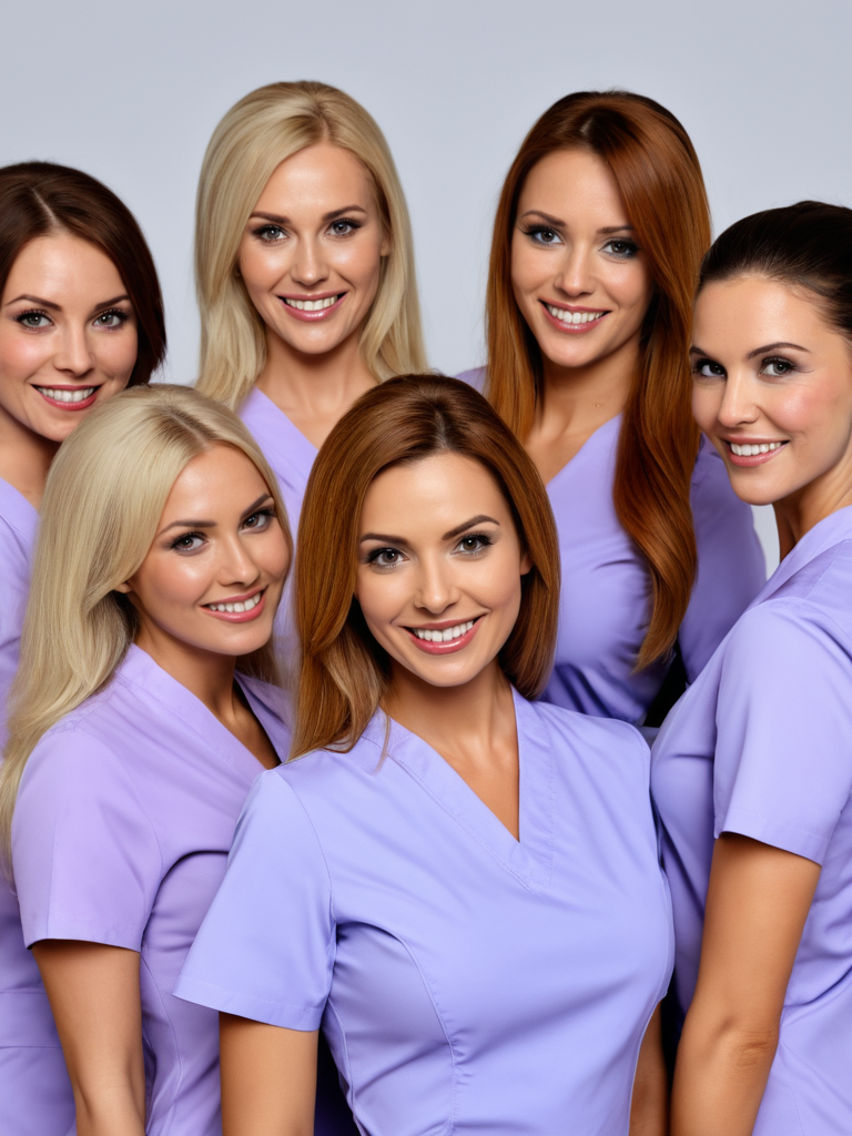 Team helping nurse avatar